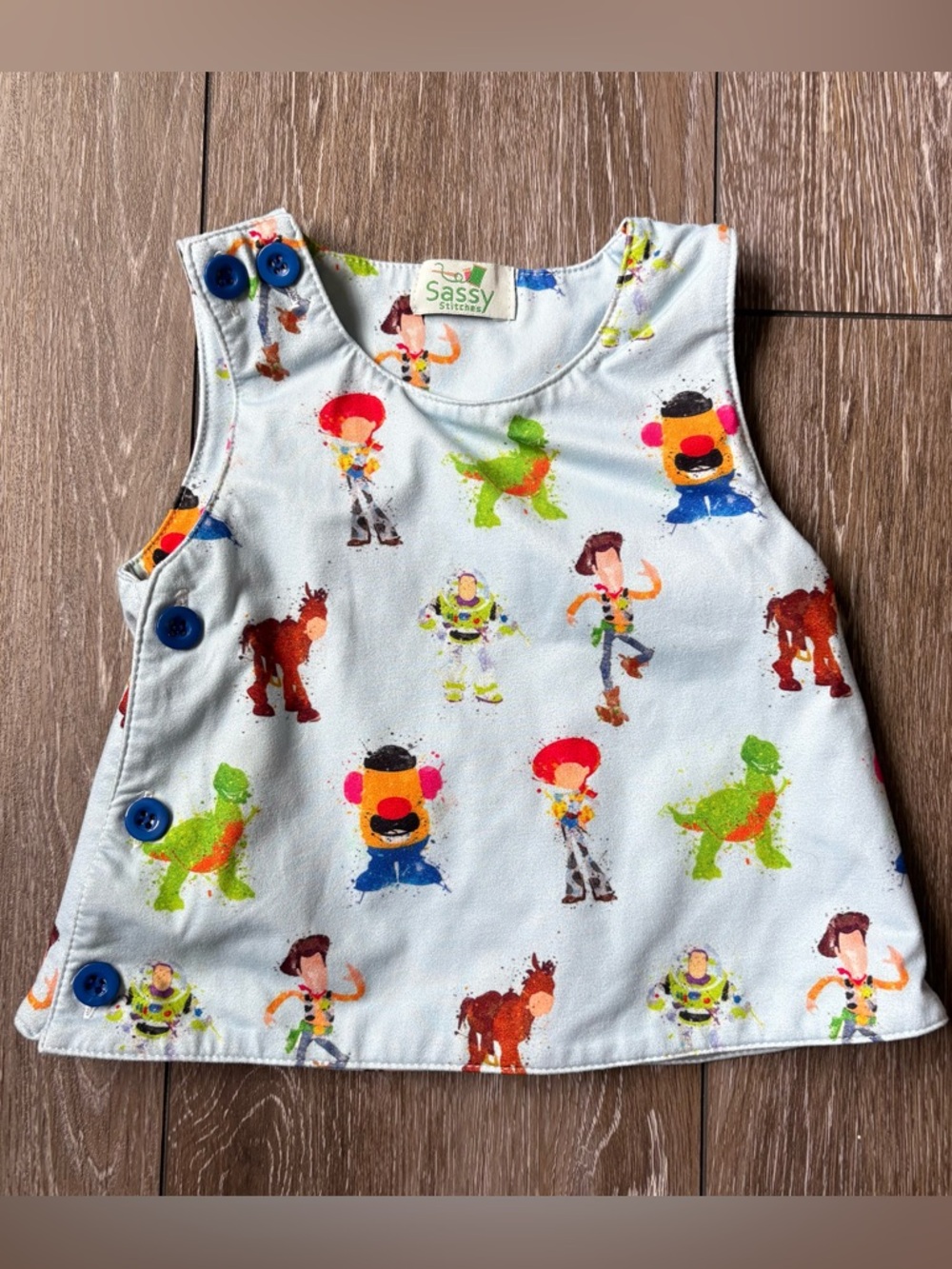 Sassy Stitches Disney Toy Story Top
